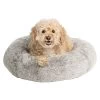 Top Paw® Faux Fur Donut Pet Bed