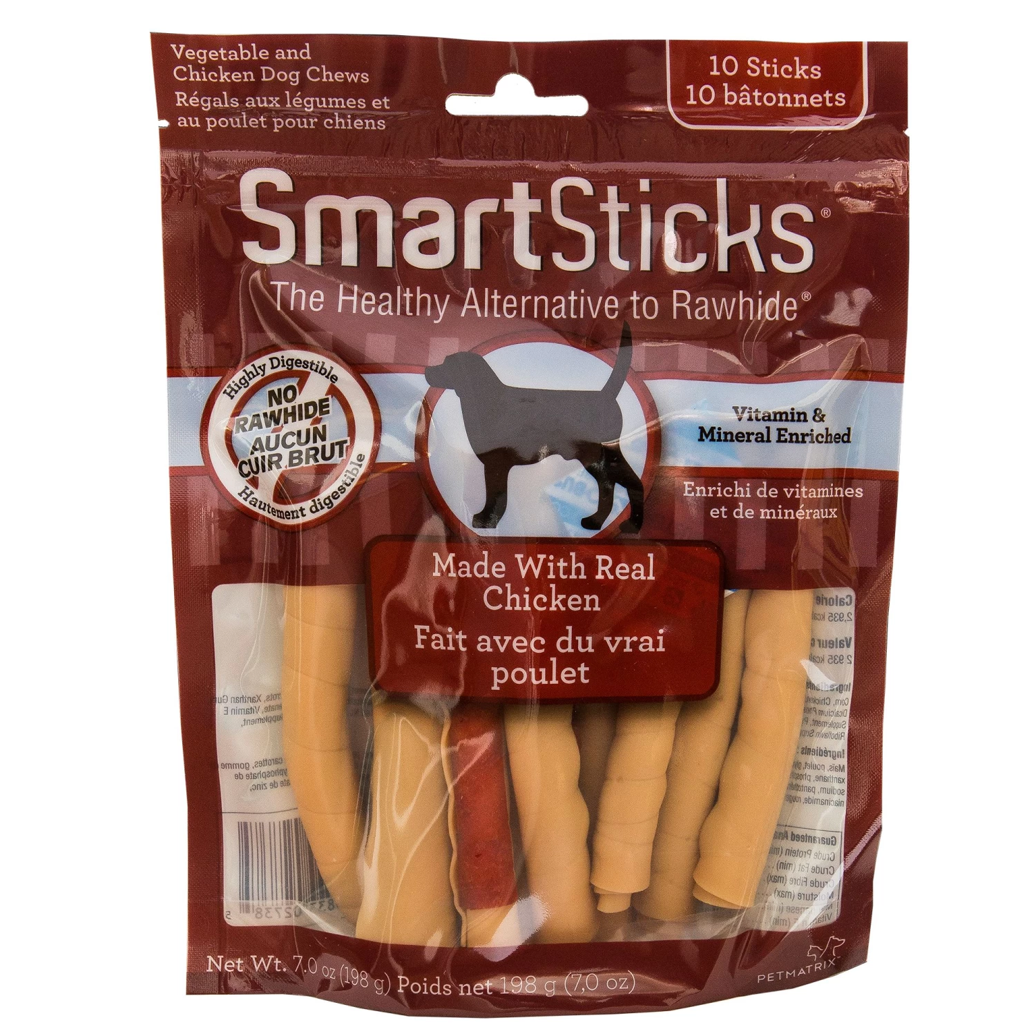 SmartBones Smartsticks Rawhide Free Chews Dog Treats - 10 Pack 1 SmartBones Smartsticks Rawhide Free Chews Dog Treats - 10 Pack