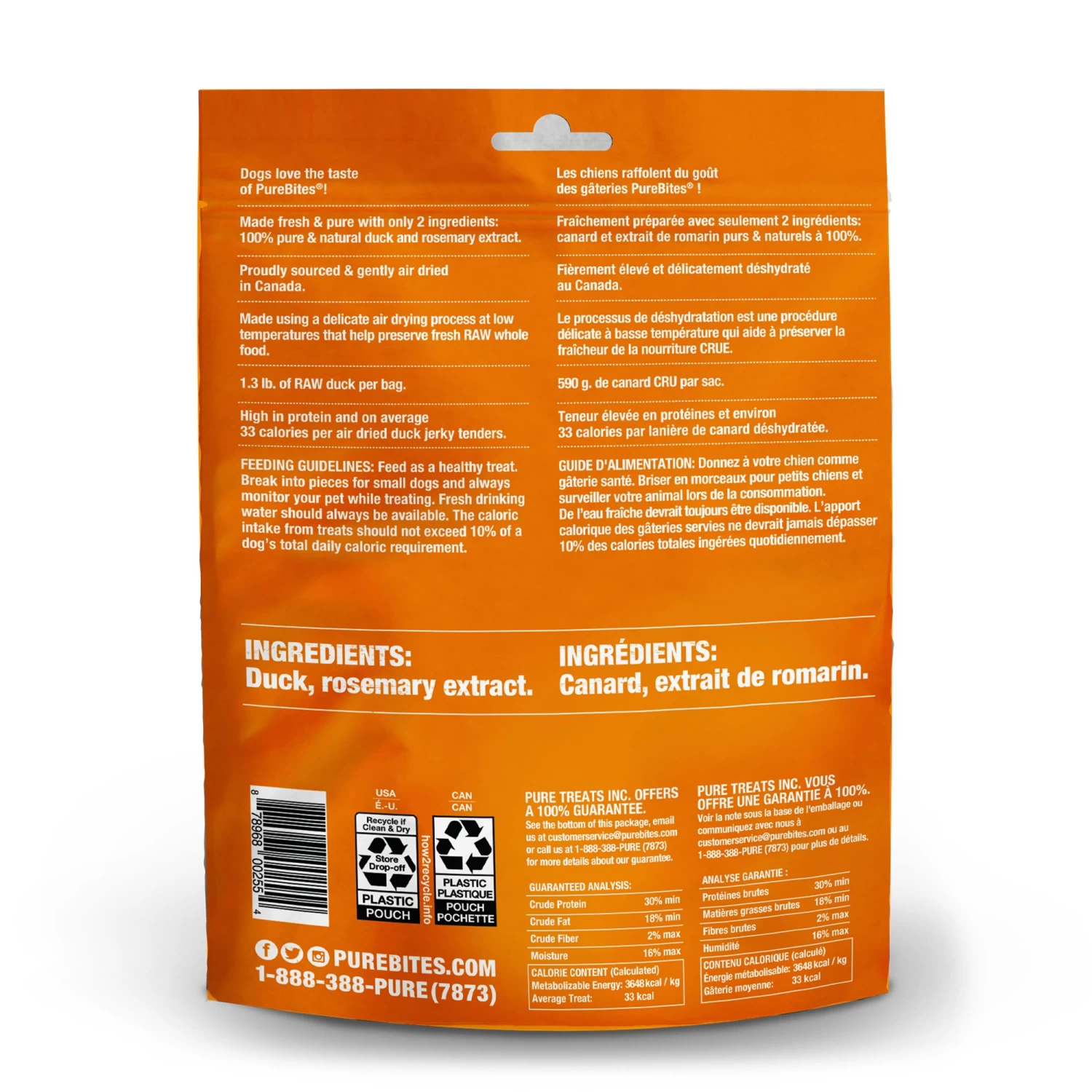 PureBites Duck Jerky Dog Treats 3 PureBites Duck Jerky Dog Treats - Image 3