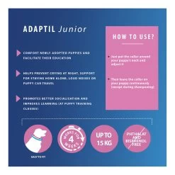 ADAPTIL Junior Calming Collar For Puppies 6 ADAPTIL Junior Calming Collar For Puppies -Pet Essentials Shop 5294556 alt2