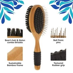 Only Natural Pet® Pin Bristle Dog Brush 8 Only Natural Pet® Pin Bristle Dog Brush -Pet Essentials Shop 5295636 alt2