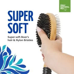 Only Natural Pet® Pin Bristle Dog Brush 9 Only Natural Pet® Pin Bristle Dog Brush -Pet Essentials Shop 5295636 alt3