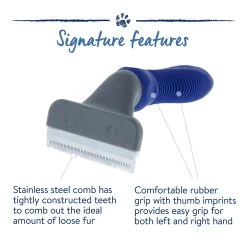 Top Paw® Medium To Long Hair De-Shedding Pet Tool -Pet Essentials Shop 5295642 alt2