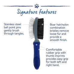 Top Paw® Pin & Bristle Combo Pet Brush -Pet Essentials Shop 5295655 alt2
