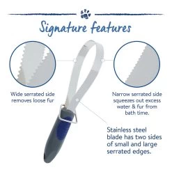 Top Paw® All Hair Lengths DeShedding Pet Blade -Pet Essentials Shop 5295663 alt2