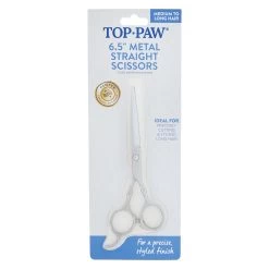 Top Paw® Metal Straight Pet Hair Scissors -Pet Essentials Shop 5295693 alt2