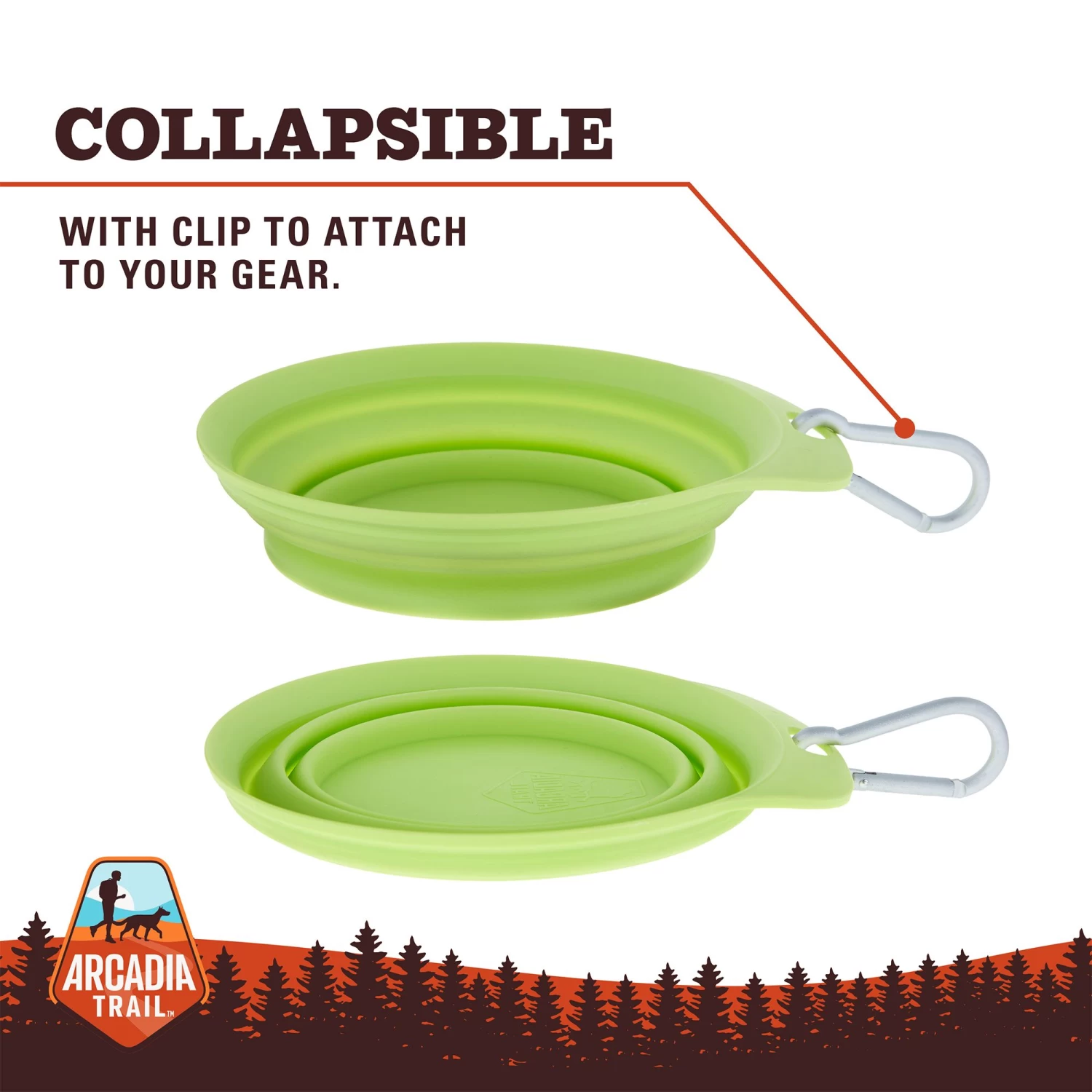 Arcadia Trail™ Collapsible Travel Bowl 3 Arcadia Trail™ Collapsible Travel Bowl - Image 3