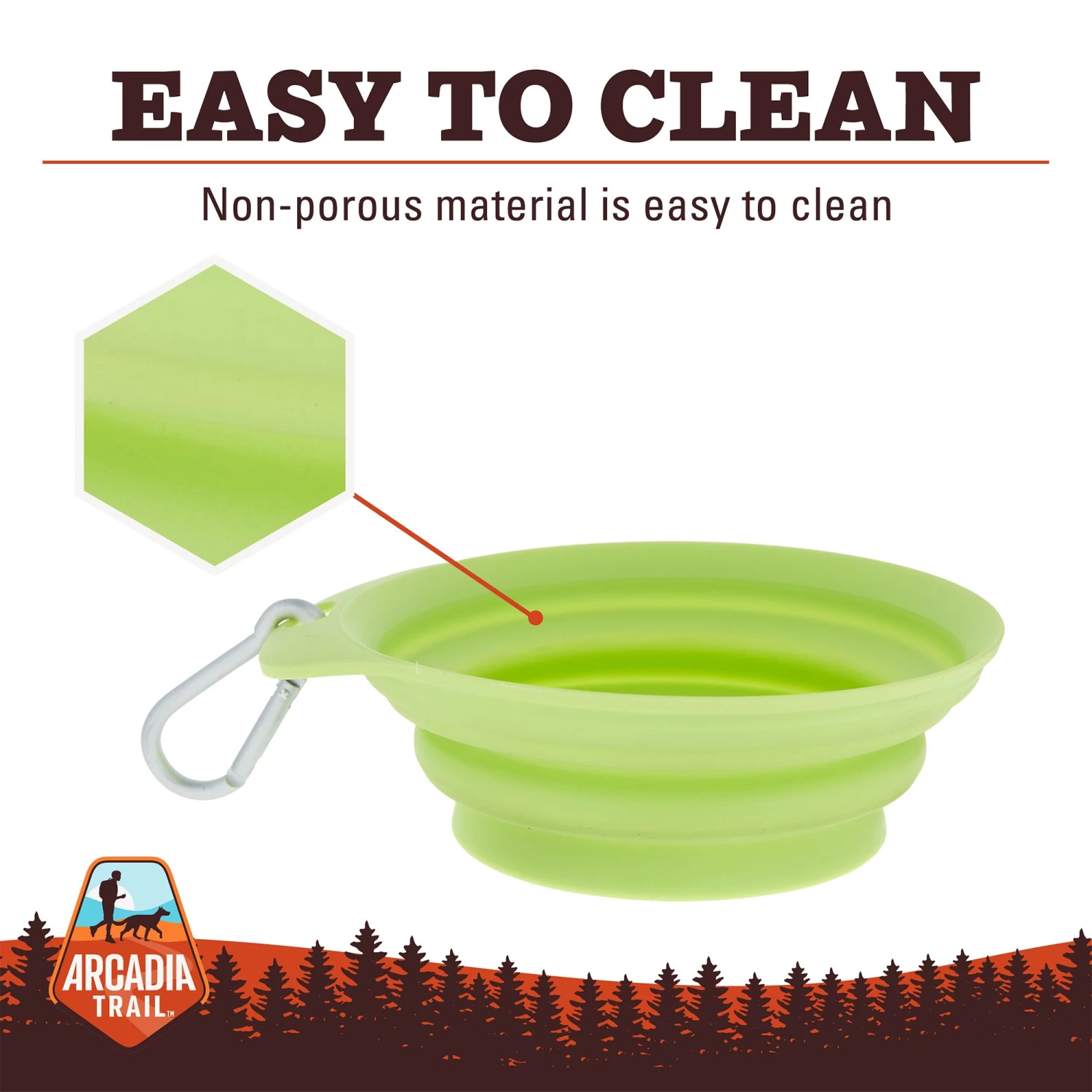 Arcadia Trail™ Collapsible Travel Bowl 4 Arcadia Trail™ Collapsible Travel Bowl - Image 4