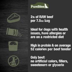 PureBites® Beef Jerky Dog Treat 12 PureBites® Beef Jerky Dog Treat -Pet Essentials Shop 5296682 alt5