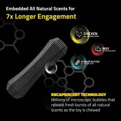 Playology® Squeaky Scented Chew Stick Dog Toy - Peanut Butter 7 Playology® Squeaky Scented Chew Stick Dog Toy - Peanut Butter -Pet Essentials Shop 5298189 alt3