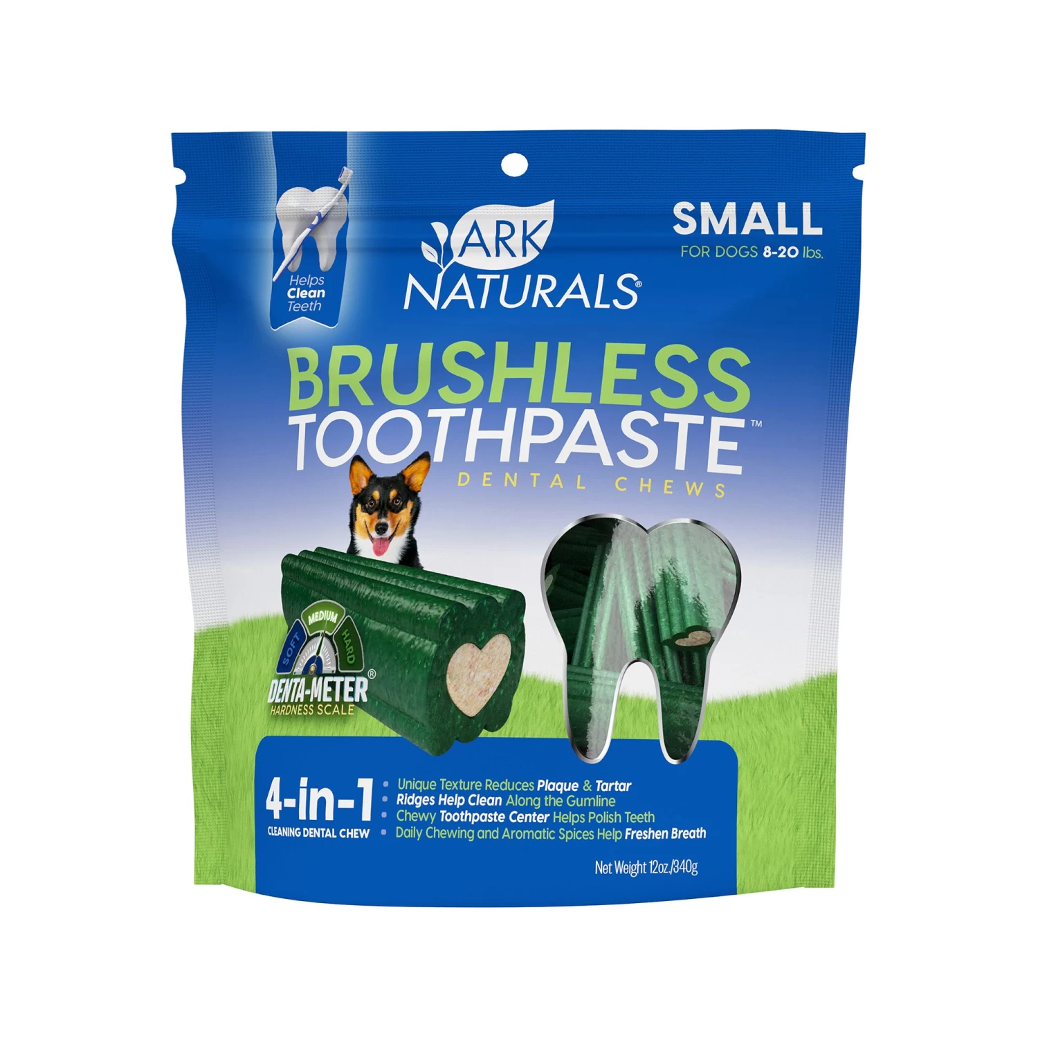 Ark Naturals® Brushless Toothpaste 4-in-1 Small Dog Dental Chews - 8-20 Lbs. 1 Ark Naturals® Brushless Toothpaste 4-in-1 Small Dog Dental Chews - 8-20 Lbs.