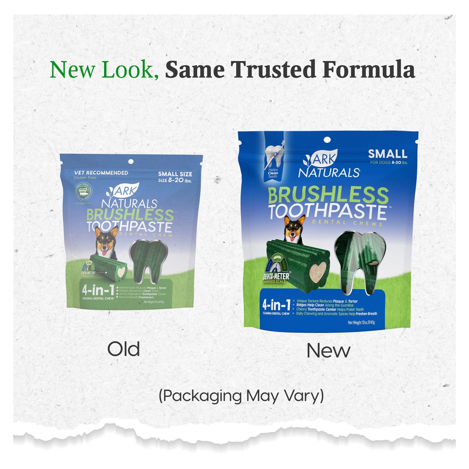 Ark Naturals® Brushless Toothpaste 4-in-1 Small Dog Dental Chews - 8-20 Lbs. 3 Ark Naturals® Brushless Toothpaste 4-in-1 Small Dog Dental Chews - 8-20 Lbs. - Image 3