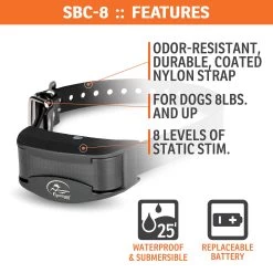 SportDOG Brand® NoBark SBC-8 Bark Control Dog E-Collar -Pet Essentials Shop 5298227 alt3