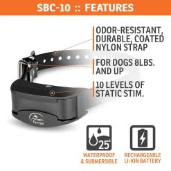 SportDOG Brand® NoBark SBC-10 Bark Control Dog E-Collar -Pet Essentials Shop 5298230 alt2