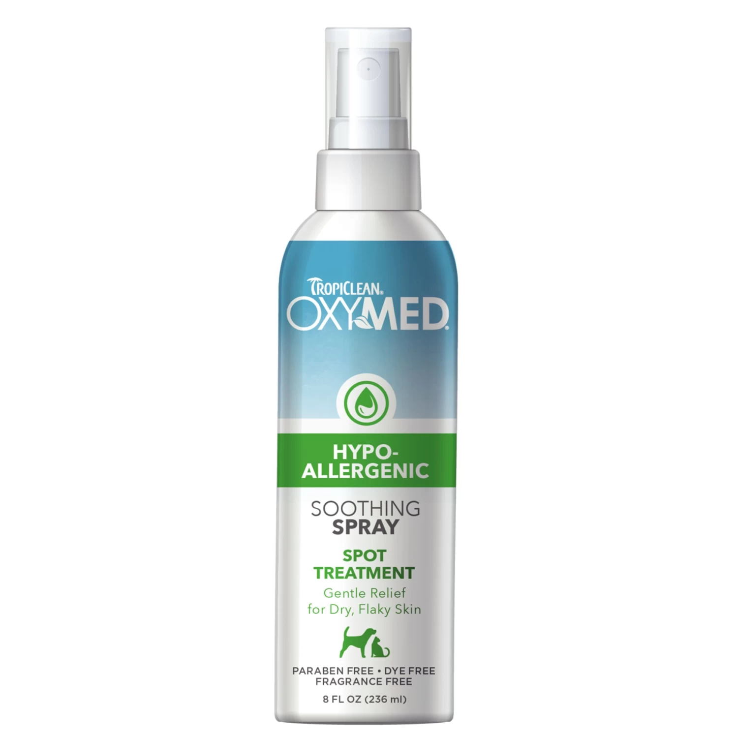 TropiClean® Oxy-Med® Hypo-Allergenic Soothing Dog & Cat Spray 1 TropiClean® Oxy-Med® Hypo-Allergenic Soothing Dog & Cat Spray