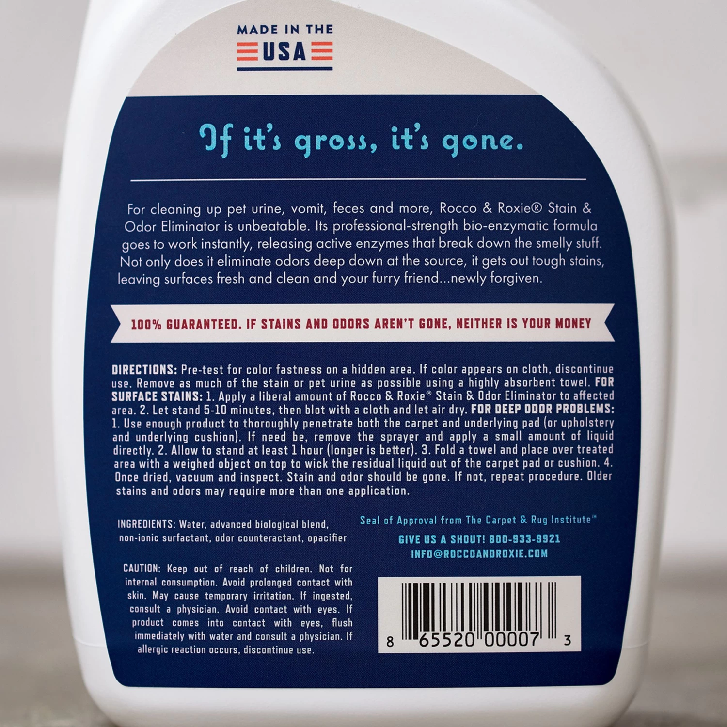 Rocco & Roxie Professional Strength Stain & Odor Eliminator 2 Rocco & Roxie Professional Strength Stain & Odor Eliminator - Image 2