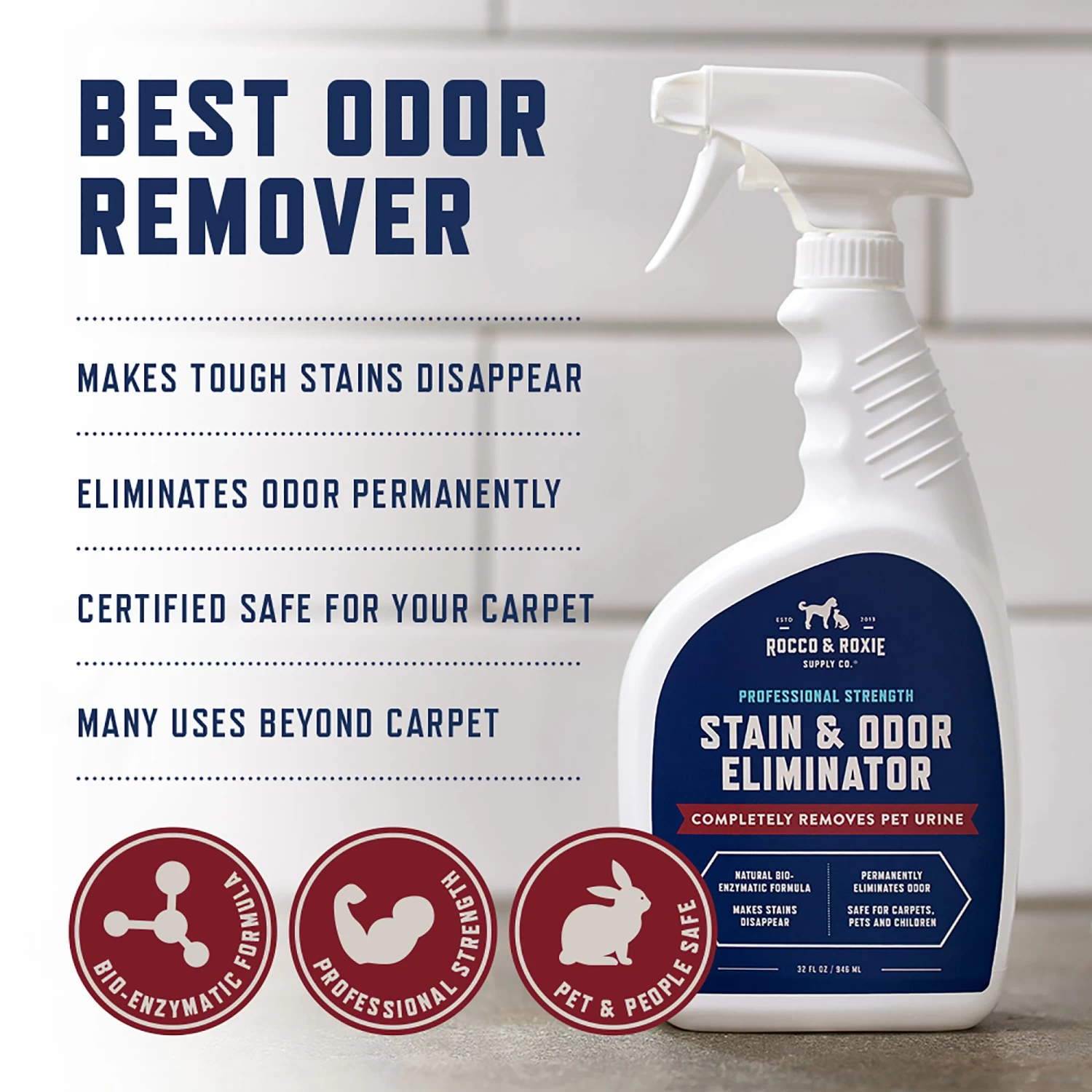 Rocco & Roxie Professional Strength Stain & Odor Eliminator 3 Rocco & Roxie Professional Strength Stain & Odor Eliminator - Image 3