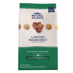 Natural Balance Limited Ingredient Diets With-Grain Adult Dry Dog Food - Lamb & Brown Rice