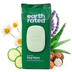 Earth Rated® Dog Grooming Wipes - Compostable & Plant-Based