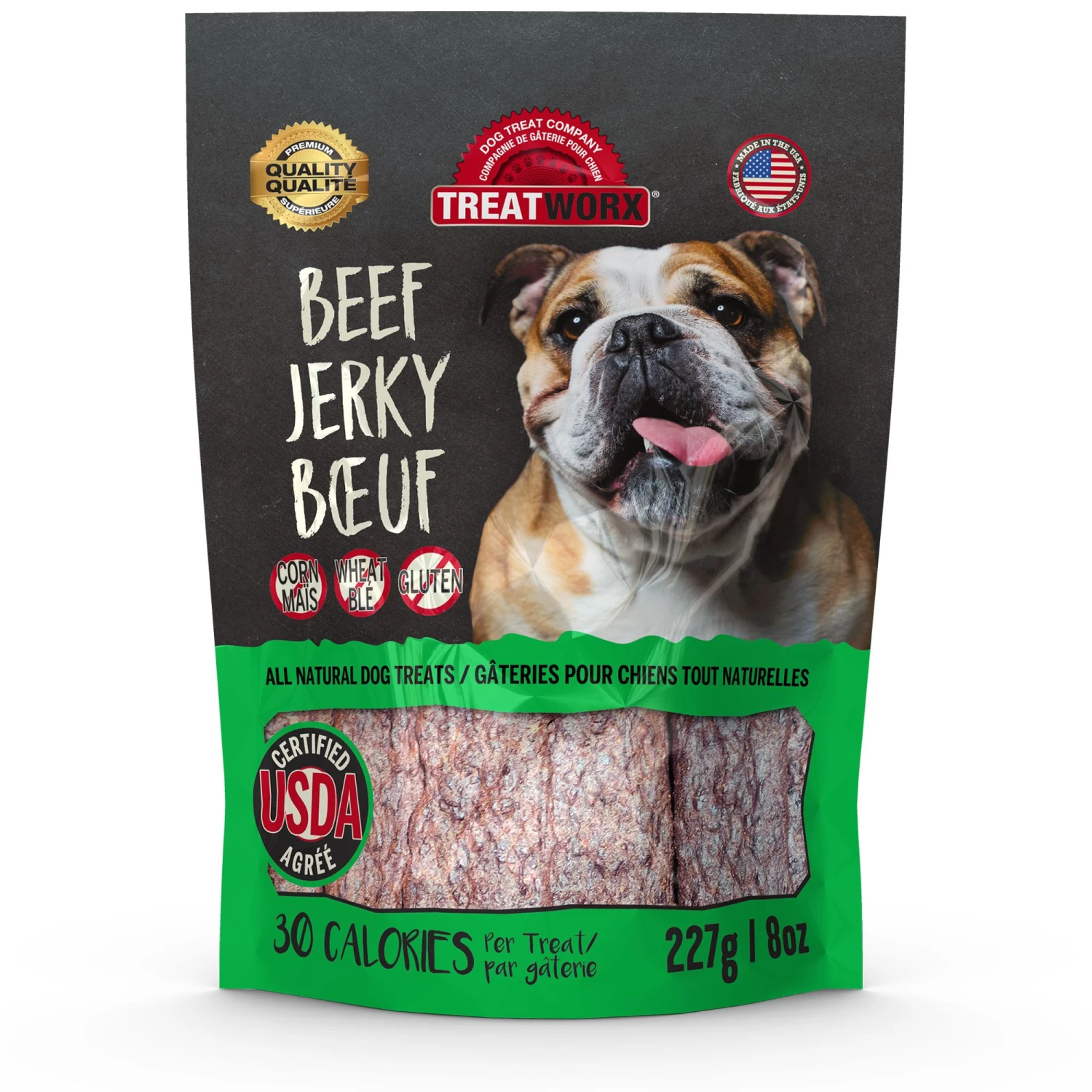 Treatworx Beef Jerky Natural Dog Treat 1 Treatworx Beef Jerky Natural Dog Treat