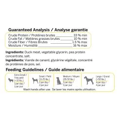 Treatworx Jerky Dog Treats - Natural, Duck -Pet Essentials Shop 5301354 alt2