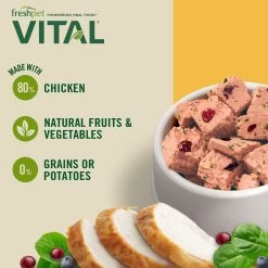 Freshpet® Vital™ Grain Free Chicken All Life Stage Dog Food -Pet Essentials Shop 5301520 alt2