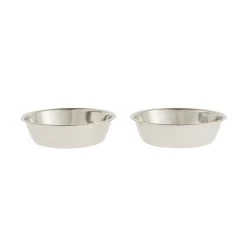 Top Paw® Black Silicone Double Dog Bowl With Mat, 1.75-cup -Pet Essentials Shop 5302394 alt3