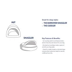 Top Paw® Faux Fur Snuggler Dog Bed -Pet Essentials Shop 5302897 alt3