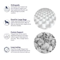 Top Paw® Orthopedic Lounger Dog Bed 8 Top Paw® Orthopedic Lounger Dog Bed -Pet Essentials Shop 5302901 alt3