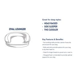 Top Paw® Orthopedic Lounger Dog Bed 9 Top Paw® Orthopedic Lounger Dog Bed -Pet Essentials Shop 5302901 alt4