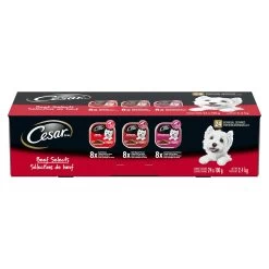 Cesar® Classic Loaf In Sauce Beef Selects Variety Pack Dog Food - 24 Ct