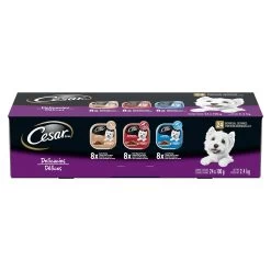 Cesar® Classic Loaf In Sauce Delicacies Variety Pack Dog Food - 24 Ct