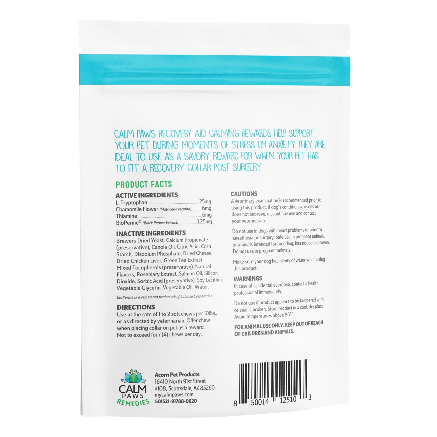 Calm Paws Remedies Calming Soft Dog Chews 3 Calm Paws Remedies Calming Soft Dog Chews - Image 3