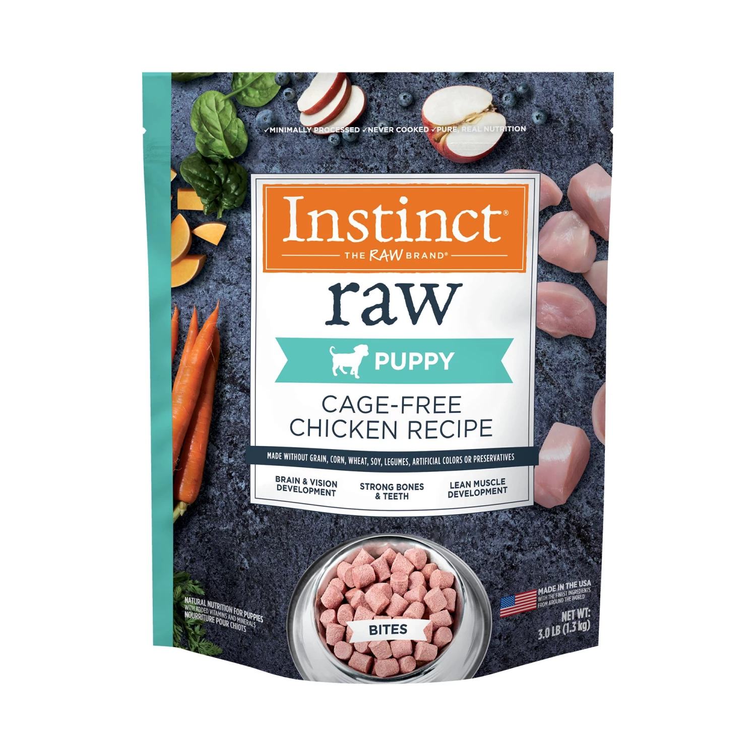 Instinct® Raw Puppy Frozen Dog Food - Natural, Cage-Free Chicken 1 Instinct® Raw Puppy Frozen Dog Food - Natural, Cage-Free Chicken