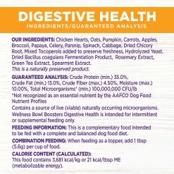 Wellness® CORE® Bowl Boosters All Life Stage Dog Food Topper - Digestive Health, Chicken -Pet Essentials Shop 5306054 alt5