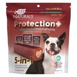 Ark Naturals® Protection+ Brushless Toothpaste 5-in-1 Small Dog Dental Chews - 8-20 Lbs.
