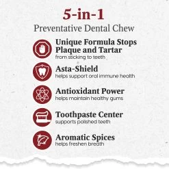 Ark Naturals® Protection Plus Brushless Toothpaste 5-in-1 Extra Small Dog Dental Chews -Pet Essentials Shop 5306223 alt3