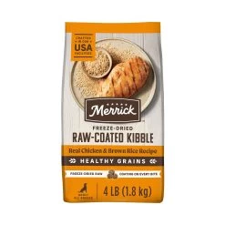 Merrick® Healthy Grains Raw Coated Adult Dry Dog Food - Chicken, Carrageenan Free, Corn Free