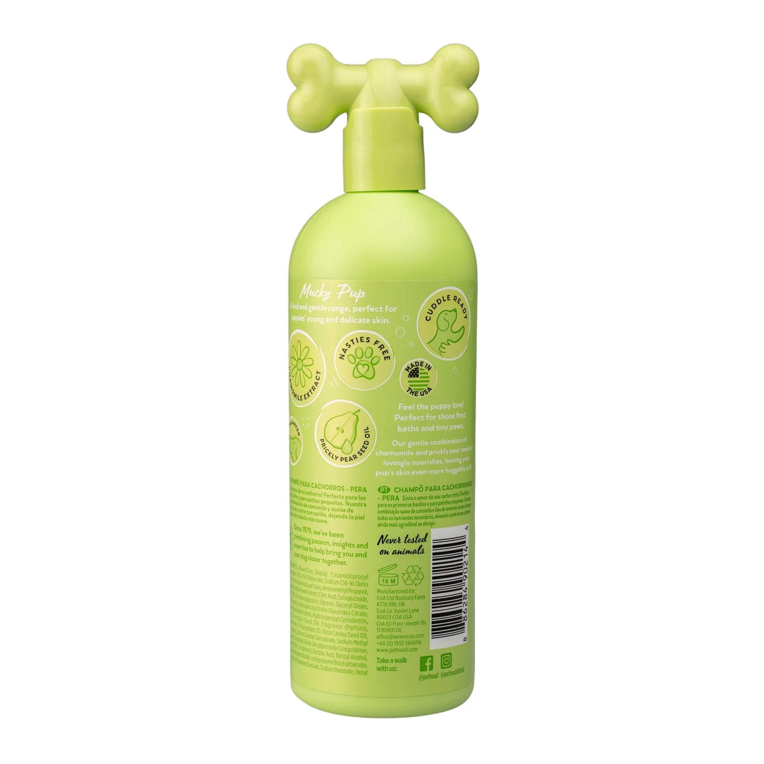 Pet Head Mucky Pup Puppy Shampoo - Pear + Chamomile - 16 Fl Oz 2 Pet Head Mucky Pup Puppy Shampoo - Pear + Chamomile - 16 Fl Oz - Image 2