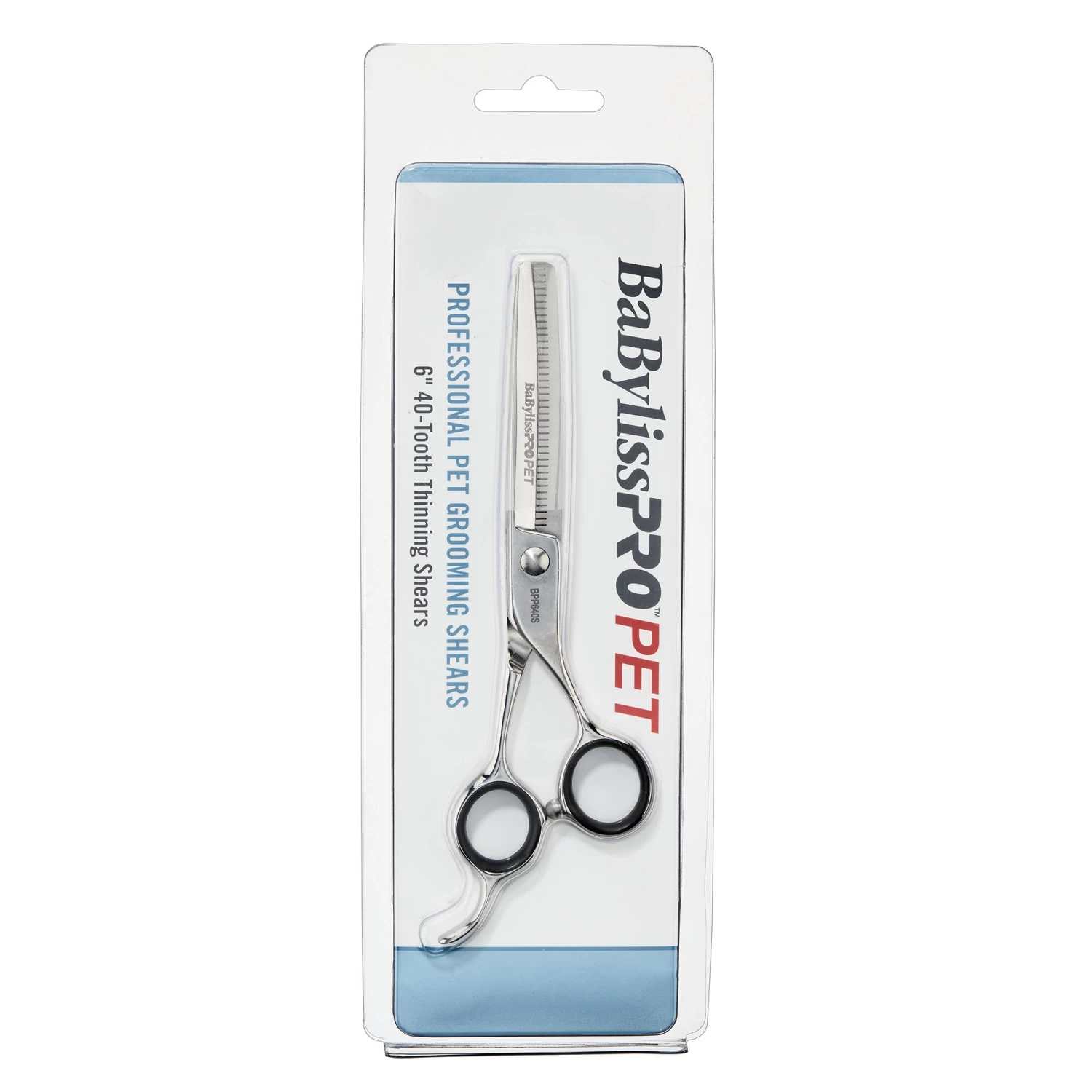 BaBylissPRO PET 6" 40-Tooth Thinning Shears 5 BaBylissPRO PET 6" 40-Tooth Thinning Shears - Image 5