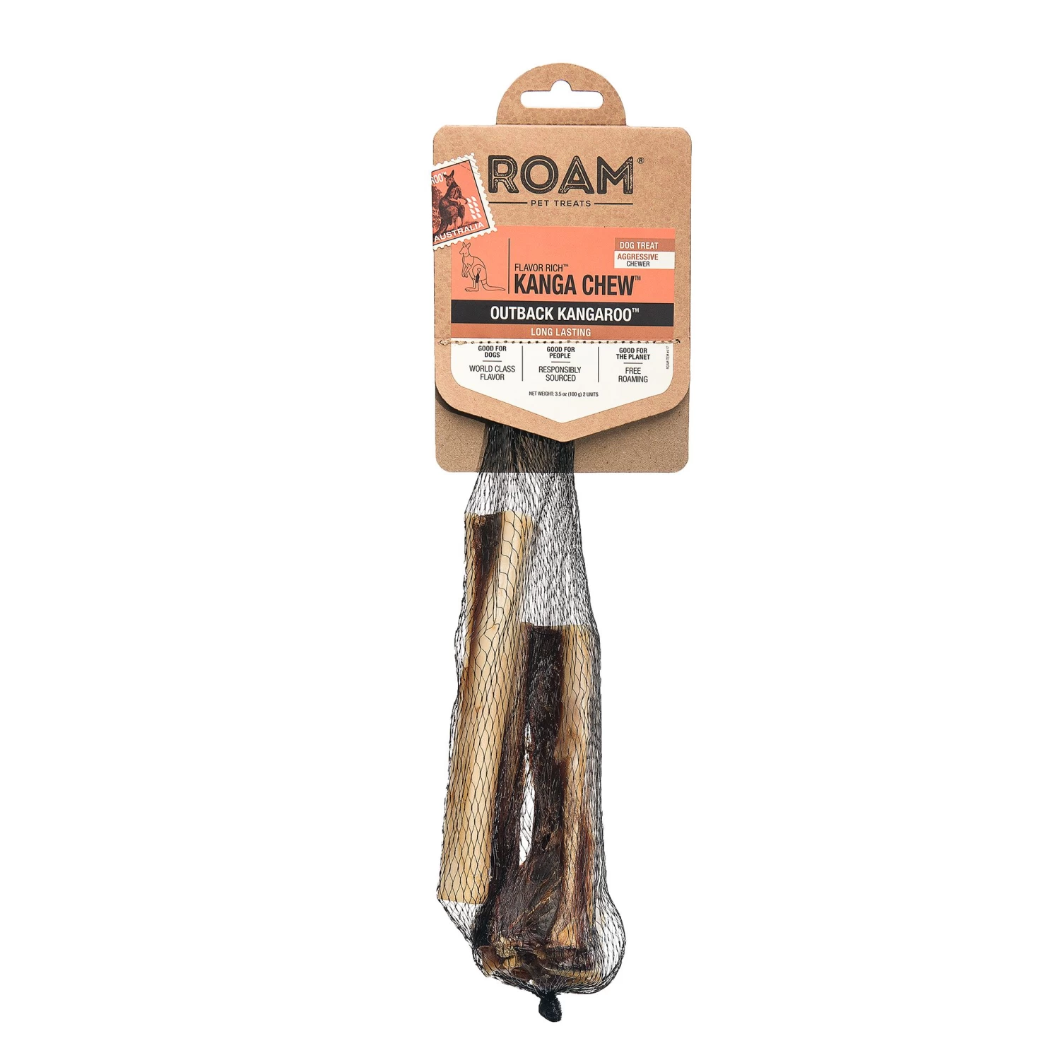ROAM® Kanga Chew™ Dog Treat - Outback Kangaroo 1 ROAM® Kanga Chew™ Dog Treat - Outback Kangaroo