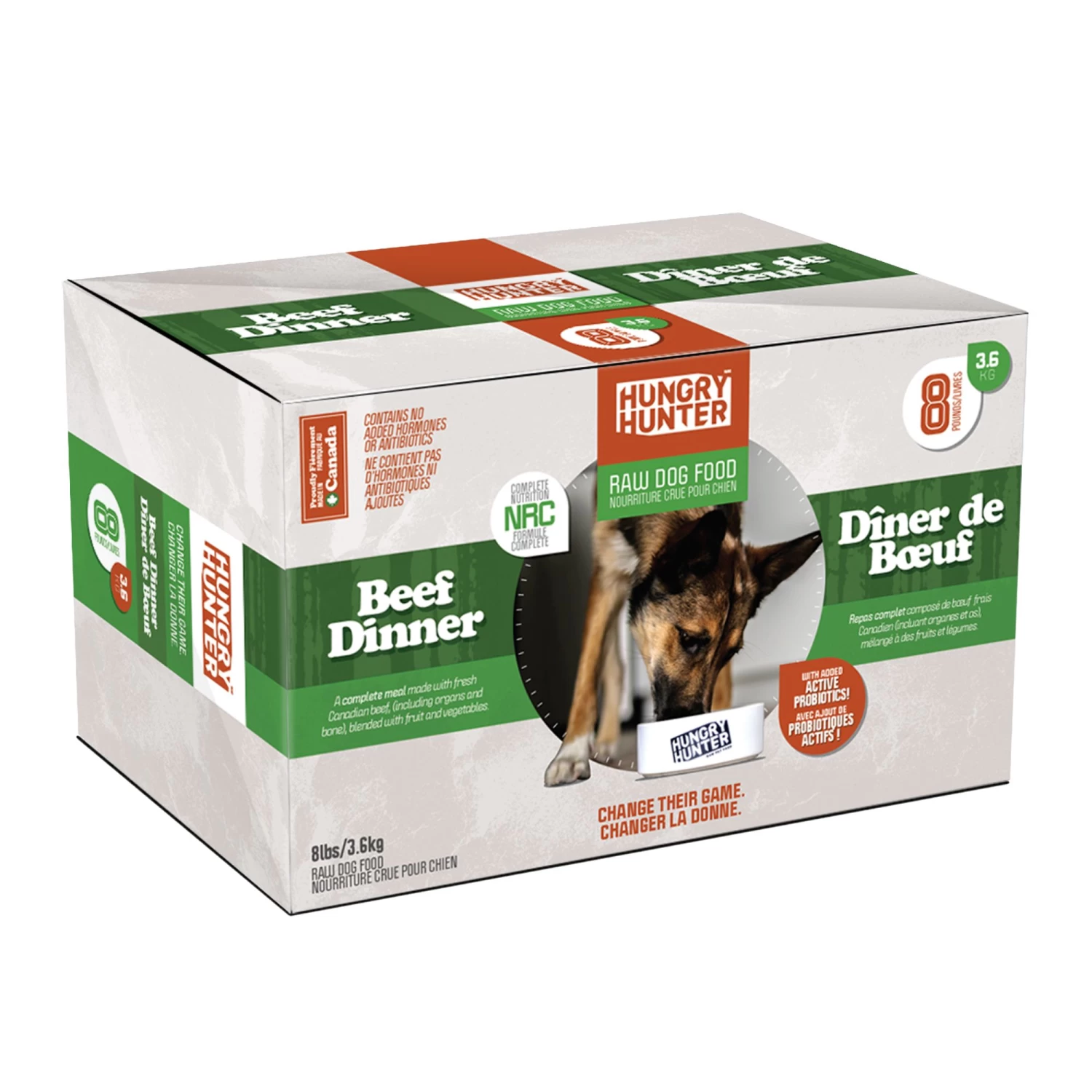 Hungry Hunter Raw Adult Frozen Dog Food - Grain Free, Beef 2 Hungry Hunter Raw Adult Frozen Dog Food - Grain Free, Beef - Image 2
