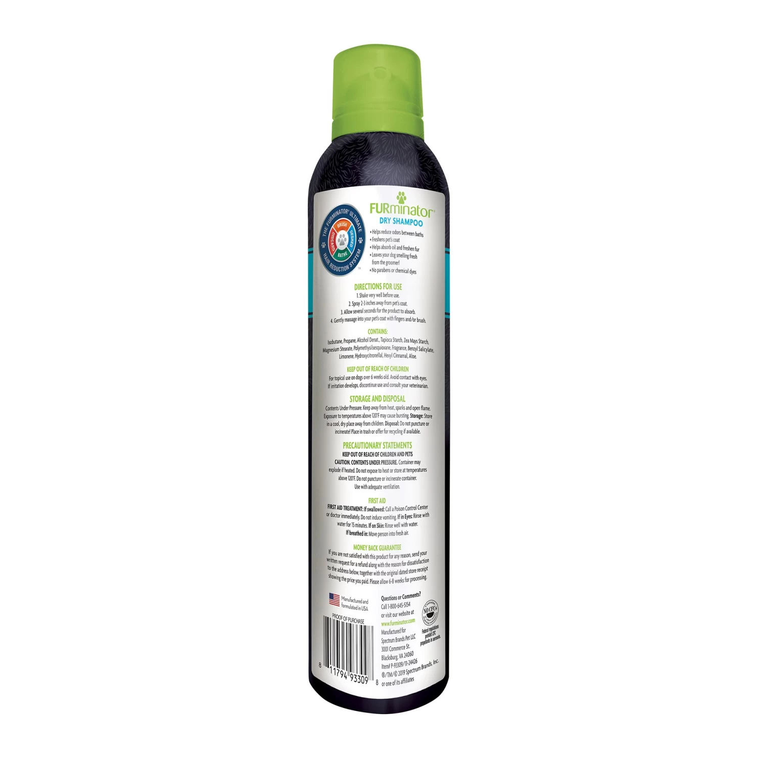 FURminator Dry Shampoo For Dogs - 7 Oz 2 FURminator Dry Shampoo For Dogs - 7 Oz - Image 2