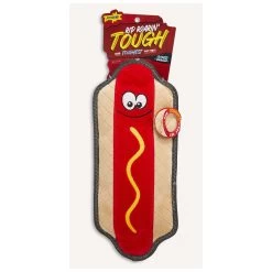 Joyhound Rip Roarin' Tough Hot Dog Dog Toy - Tough Plush -Pet Essentials Shop 5308439 alt4