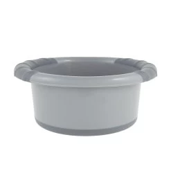 Top Paw® EZ-Grip Gray Plastic Dog Bowl