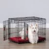 KONG Ultra-Strong Double Door Wire Dog Crate With Divider Panel
