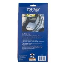 Top Paw® Waterproof Canvas Rear Bench Seat Cover, Gray 9 Top Paw® Waterproof Canvas Rear Bench Seat Cover, Gray -Pet Essentials Shop 5309813 alt4