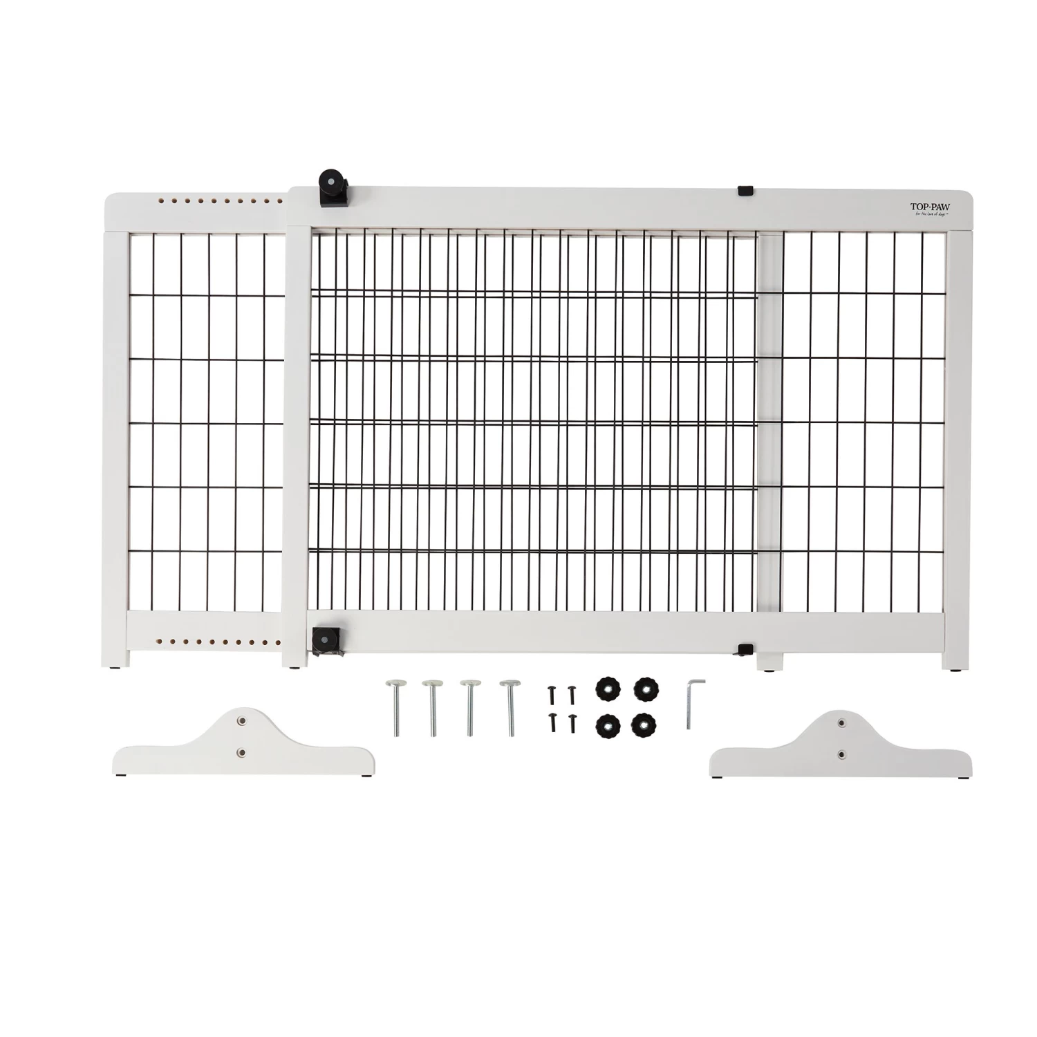 Top Paw Free-Standing High Adjustable Pet Gate 4 Top Paw Free-Standing High Adjustable Pet Gate - Image 4