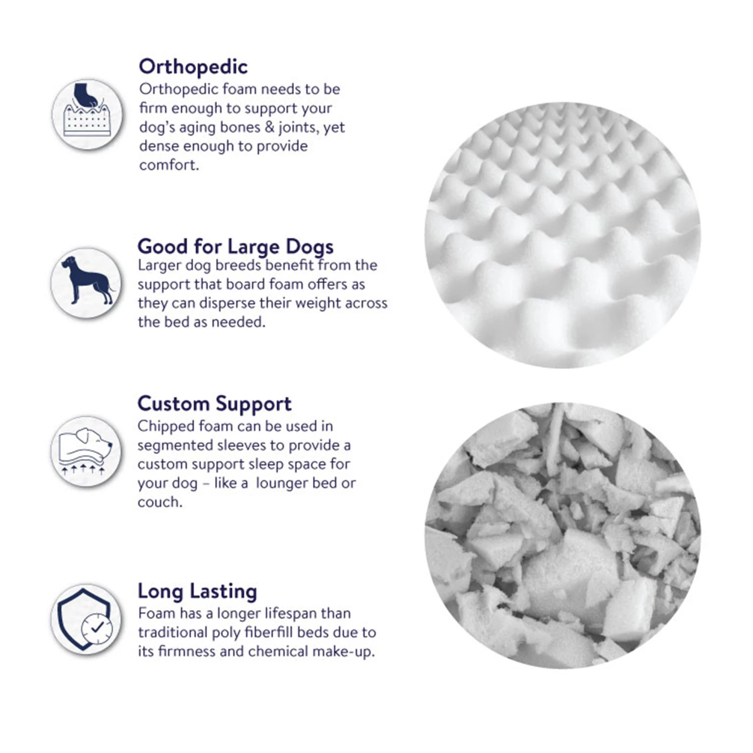 Top Paw® Orthopedic Cuddler Striped Dog Bed 4 Top Paw® Orthopedic Cuddler Striped Dog Bed - Image 4