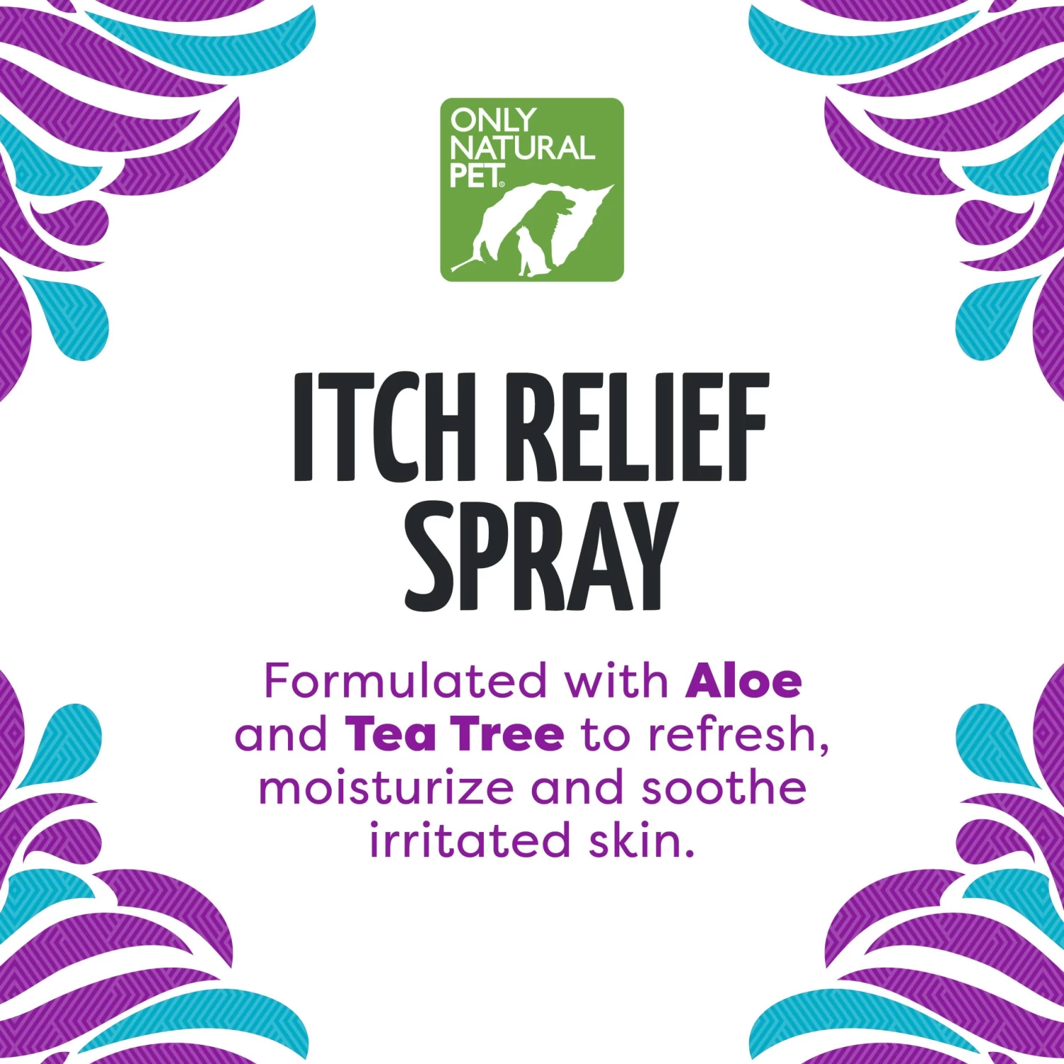 Only Natural Pet® Itch Relief Dog Spray - Aloe + Tea Tree - 8 FL Oz 2 Only Natural Pet® Itch Relief Dog Spray - Aloe + Tea Tree - 8 FL Oz - Image 2